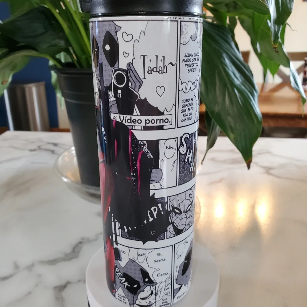Deadpool Comic Strip 20oz Tumbler 🎉sale